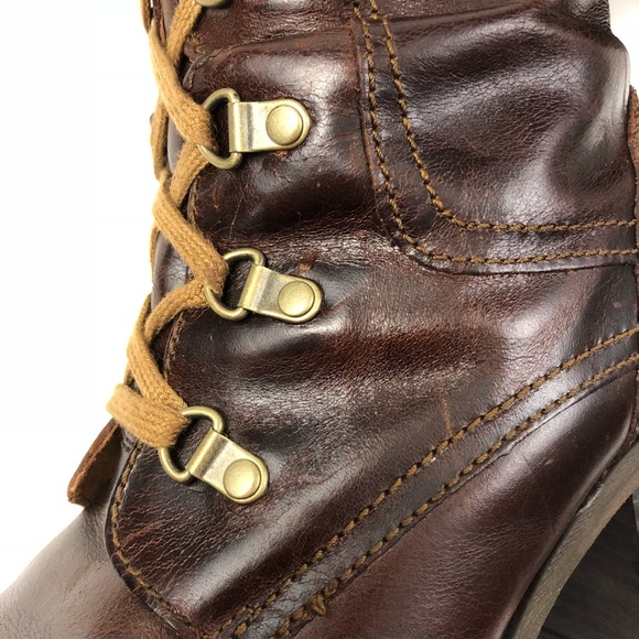 BORN Wide Calf Lace Up Riding Boots - Picture 8 of 8